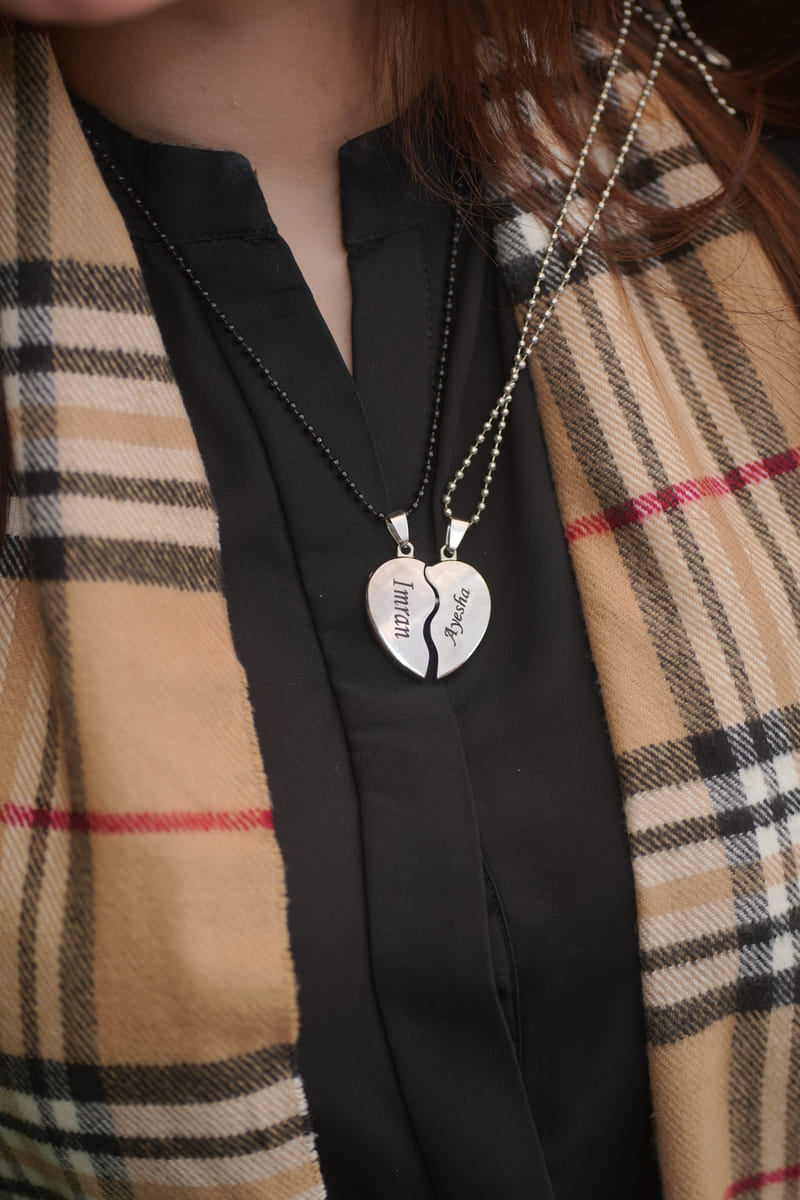 Broken Heart Couple Locket