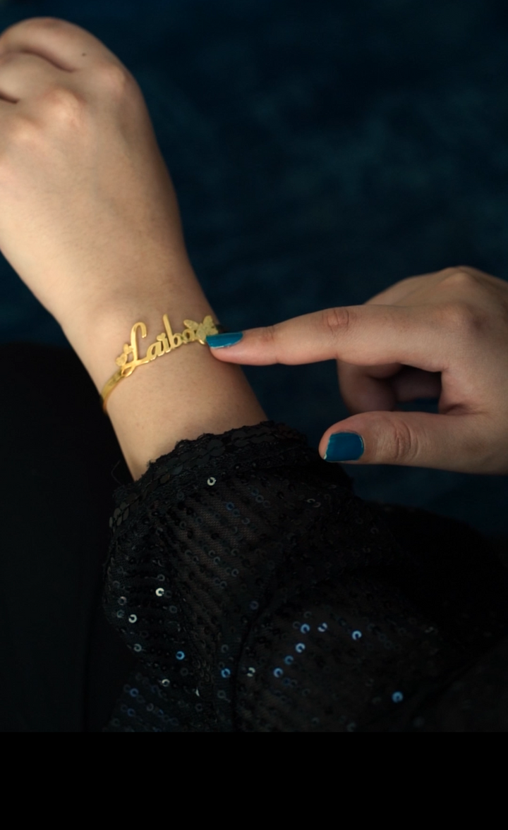 Stylish Name Bangle For Girls