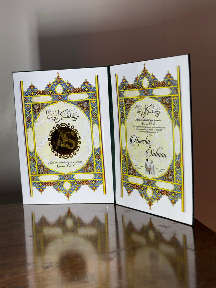 Nikkah Booklet | GREEN