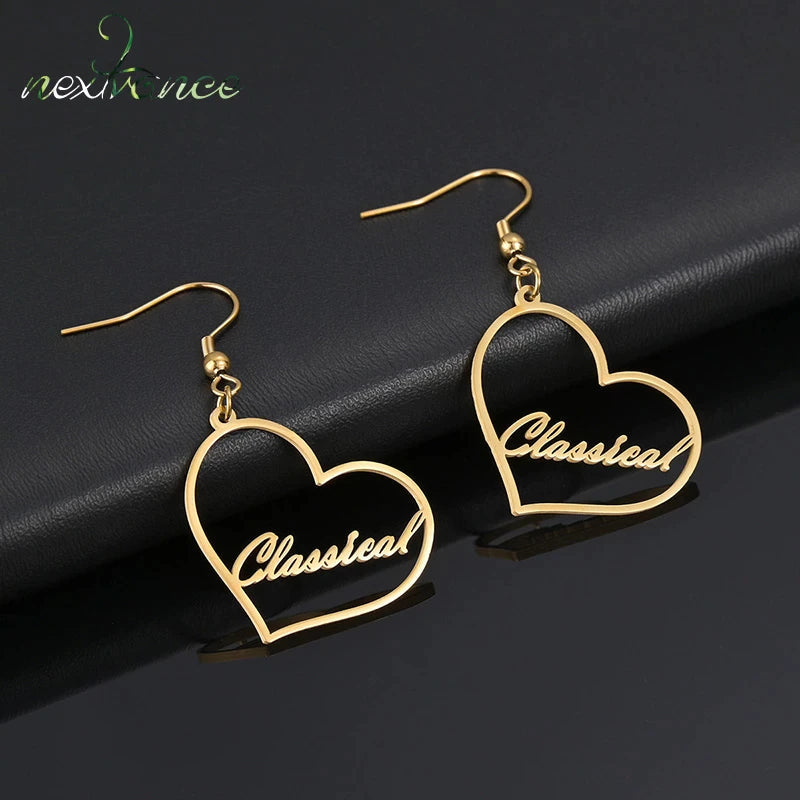 Personalized Customize Name Earrings