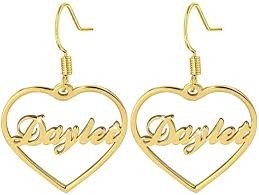 Personalized Customize Name Earrings